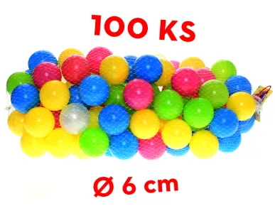 Mikro trading Míčky do hracích koutů - 100 ks