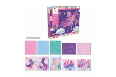 Lowlands Škrabací obrázek - Dráčci - 10 ks