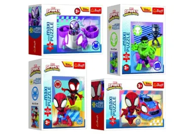 Trefl Minipuzzle -  Spidey a jeho úžasní přátelé - 20 dílků miniMAXI