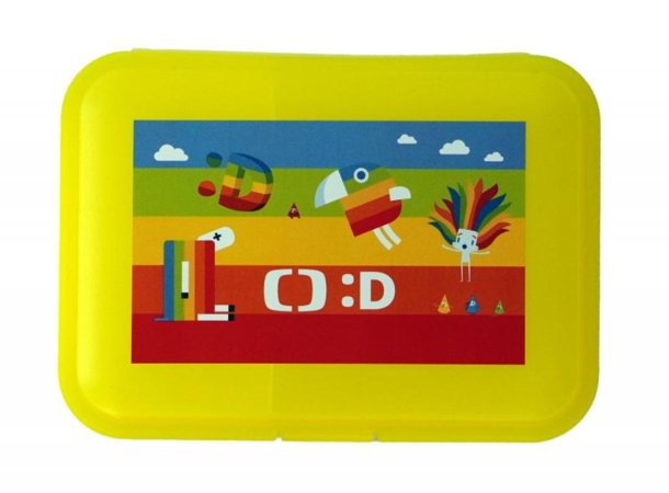 Mac Toys Déčko - Svačinový box - žlutá