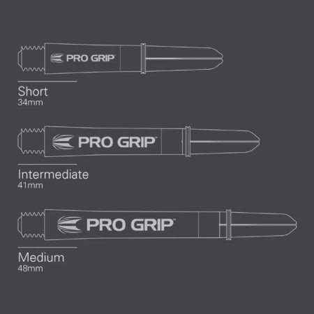 Target - darts Násadky Pro Grip Spin - midi - clear