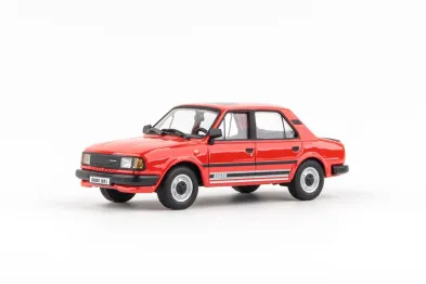 Abrex Škoda 120 L (1984) - Červená Šípková - hranatá světla