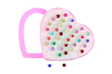 LAMPS Prstýnek s kamínkem - mix druhů