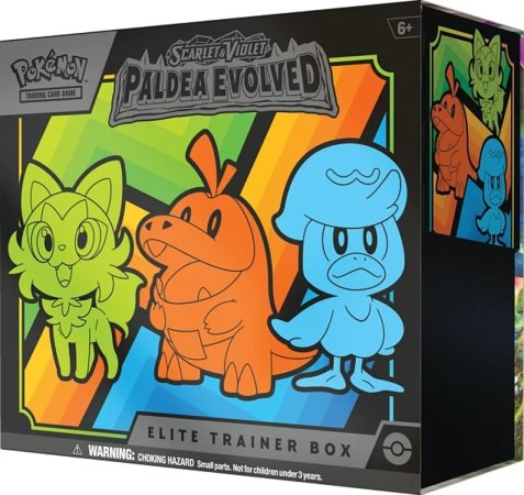 Blackfire Pokémon TCG: SV02 Paldea Evolved - Elite Trainer Box