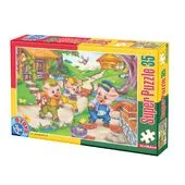 D-Toys Puzzle - Tři prasátka - 35 dílků