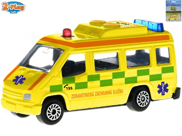 Mikro trading 2-Play Traffic - Ambulance CZ - 8 cm - volný chod