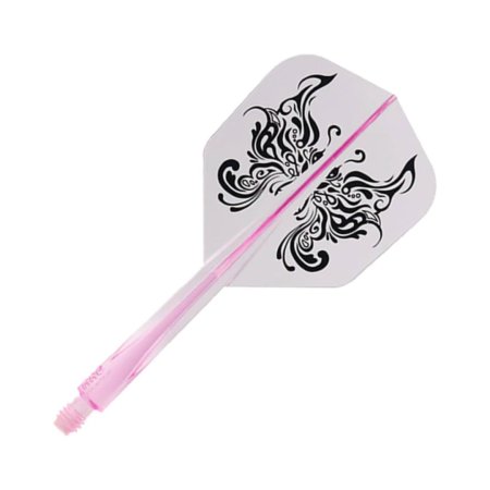 Condor Letky AXE Tribal Butterfly - Small - Short - Clear Pink CN490