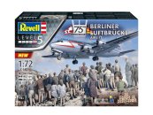 Revell Gift-Set - Plastikový model letadla 75th Anniversary "Berliner Luftbrücke" - Dárková sada k 75. výročí Berlínské letecké přepravy