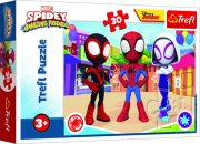 Trefl Puzzle - Spiderman: Dobrodružství Spideyho a přátel - 30 dílků