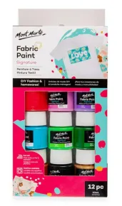 MontMarte Sada barev na textil č. 0076 - 12 x 20 ml - papírový obal