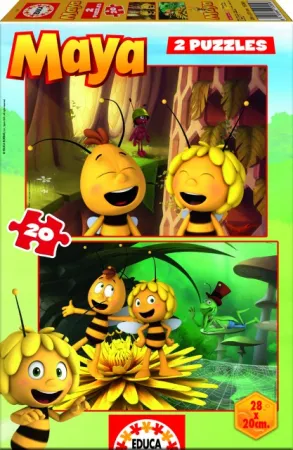 Educa Puzzle - Včelka Mája - 2 x 20 dílků