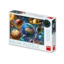 Dino Puzzle - Planety - 1000 dílků NEON