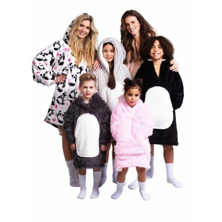 Cozy Noxxiez Jednorožec -hřejivá televizní mikinová deka s kapucí pro děti 3 - 6 let