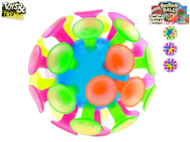 Mikro trading Míček - 10 cm - s přísavkami