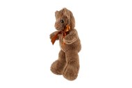 Teddies Medvěd s mašlí - 30 cm - hnědá