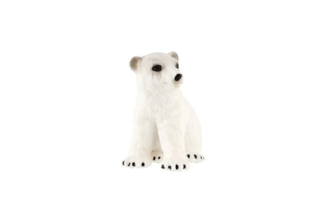 Teddies Medvěd lední mládě - zooted - 4 cm