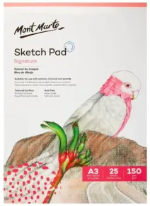 MontMarte Skicovací blok č. 0054 - bílý papír A3 - 25 listů