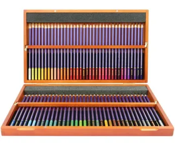 MontMarte Sada akvarelových pastelek č. 0120 - 72 ks - dřevěný box