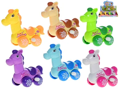 Mikro trading Kůň - 9 cm - po natažení jezdící