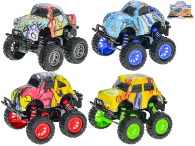 Mikro trading Auto terénní - 8,5 cm - na zpětný chod - 4 druhy