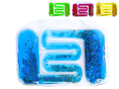 Mikro trading Fidget - Vodní hra se třpytkami - 17 x 13 cm