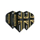 Winmau Letky Rhino Black & Gold Flag - United Kingdom W6905.204