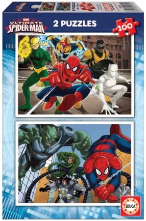 Educa Puzzle 2 v 1 - Ultimate Spider-Man - 100 dílků