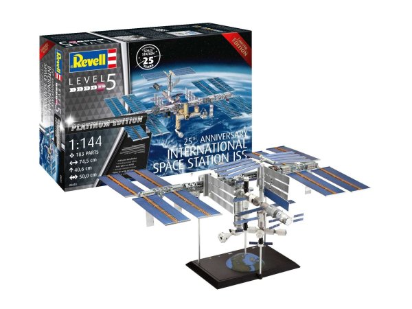 Revell Plastikový vesmírný model 25th Anniversary ISS "Platinum Edition"