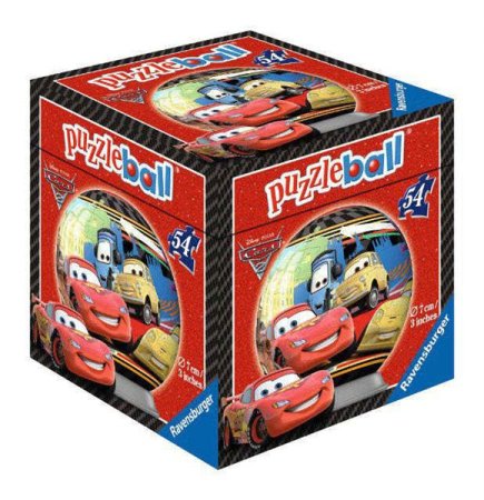 Ravensburger Puzzleball - Cars - 54 dílků - Výprodej