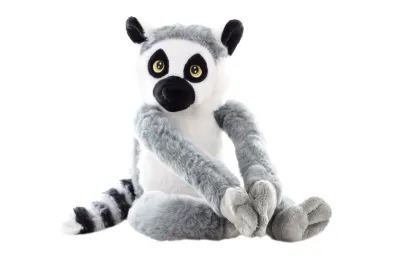 LAMPS Lemur plyš -  38 cm - ruce suchý zip