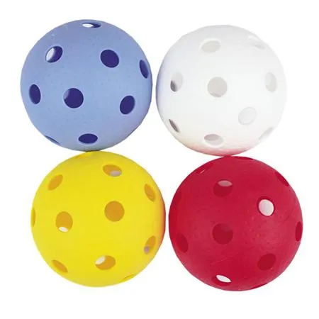 Spokey DOMAIN - Florbalové míčky 4 ks barevné