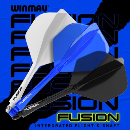 Winmau Letky Fusion - azure blue - midi