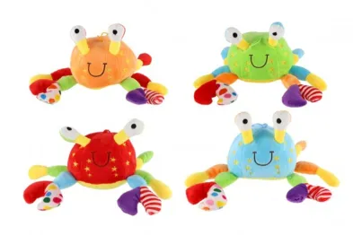 Teddies Krab - chrastítko - 13 x 11 cm