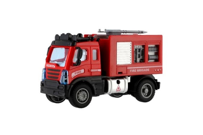 Teddies Auto hasiči - 13 cm - na zpětné natažení