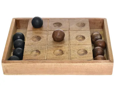 Mikro trading Tic Tac Toe - dřevěná hra