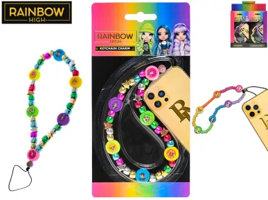 Mikro trading Rainbow High - Přívěsek na telefon s korálky