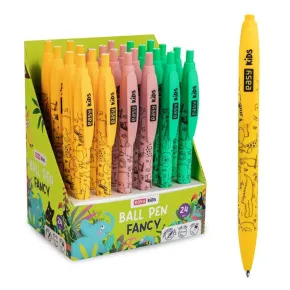 Easy Kids FANCY - Kuličkové pero - modrá semi-gel náplň - 0,7 mm