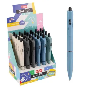 Easy T-GRIP - Trojhranné kuličkové gelové pero - modrá náplň