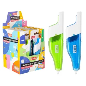 Easy HIDDEN TAPE - Výsuvný korekční strojek - 5 mm - zelená / modrá