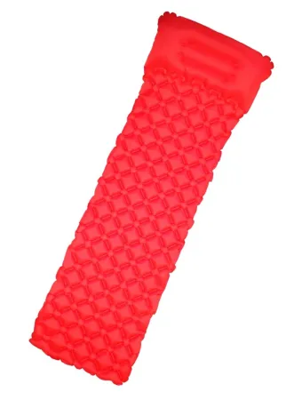 KUBIsport Nafukovací karimatka - červená