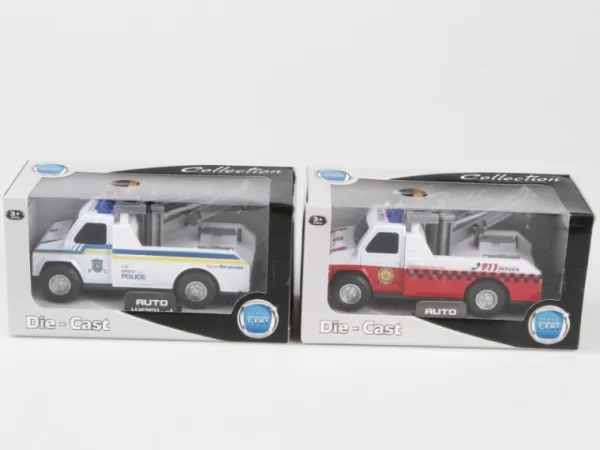 Alltoys CZ Policejní auto - na natažení - světlo / zvuk