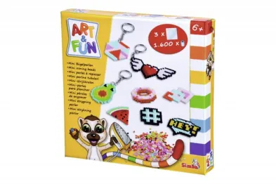 Simba Toys Art&Fun - Mini zažehlovací korálky - výroba klíčenky