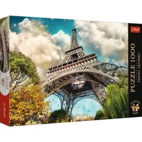 Trefl Puzzle Premium Plus - Photo Odyssey: Eiffelova věž v Paříži, Francie - 1000 dílků