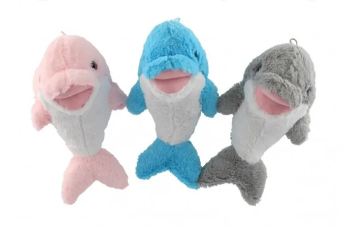 Teddies Delfín plyš - 30 cm - 3 barvy