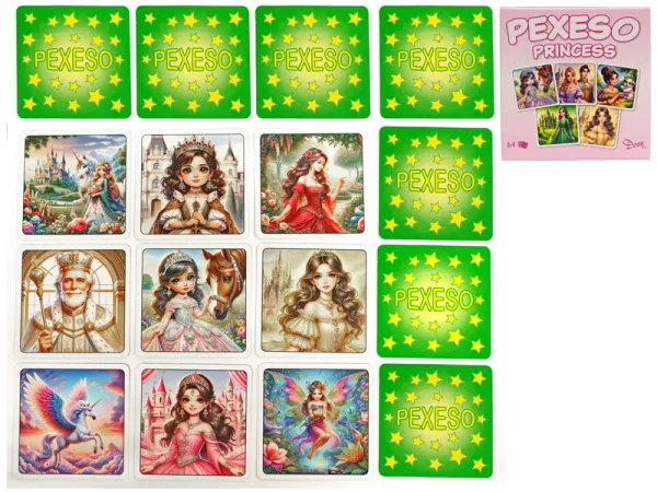 Mikro trading Pexeso - Princess - 64 ks