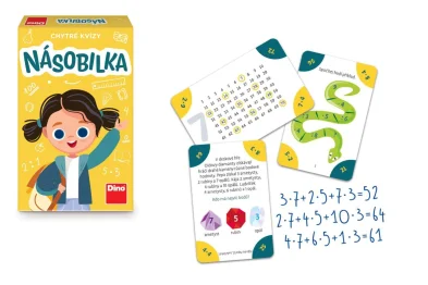 Dino Chytré kvízy - NÁSOBILKA - naučná společenská hra