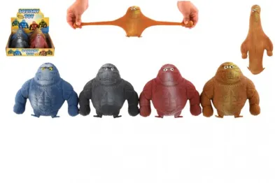 Teddies Gorila - antistresová natahovací plněná pískem - 12 cm