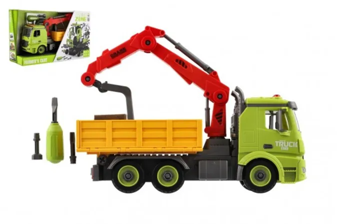 Teddies Auto STAVEBNÍ šroubovací - 31 cm - s ramenem