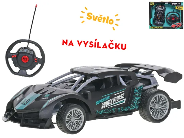 Mikro trading RC auto závodní - 21 cm - plná funkce - se světlem