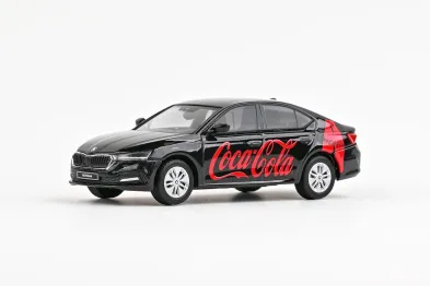 Abrex Škoda Octavia IV (2020) - Coca-Cola - Červené nápisy